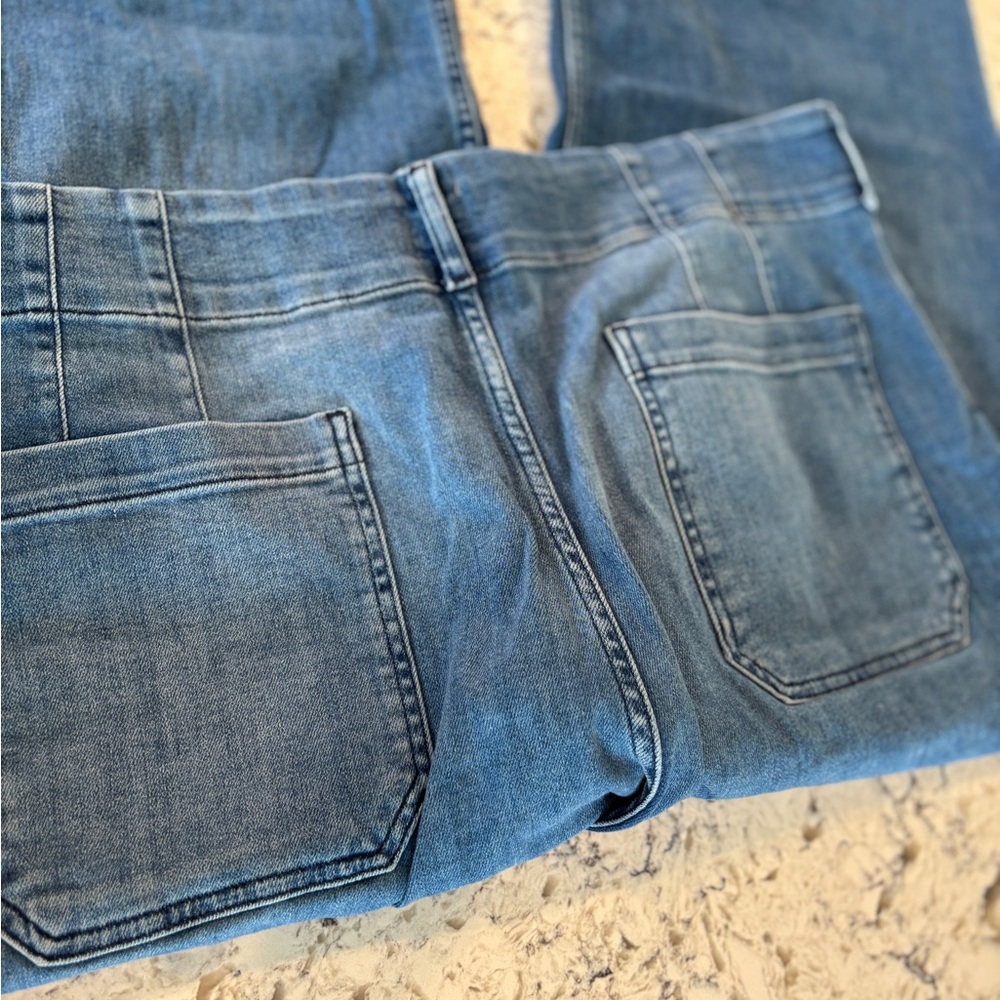 Maeve Blue Straight Leg Jeans - Picture 3 of 5